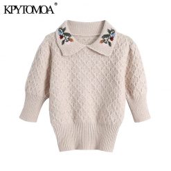 Boho Chic Clothing SHORT SLEEVE KNITTED SWEATER